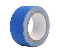 Slip Reduction Tape 5M x 5cm | PVC Slip - Reduction Adhesive Tape for Stairs & Floors | Wet Conditions Grip Tape for Bathroom/Pool/Steps | 8 Color Options, Strong Adhesive (Blue)