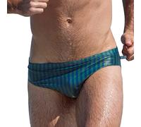 Slip Sexy Homme- Slip Double en Maille String Push-Up Maillot De Bain Respirant à Lacets