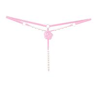 Slip String Perles, Culotte ajourée, Lacets, G-String, Lingerie séduisante#Z