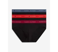 Slip Tommy Hilfiger Brief Logo WB noir rouge bleu (3 unités) - M