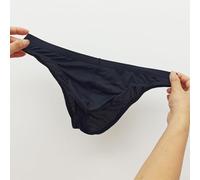 Slip unique en maille taille basse pour homme - Sous-vêtements transparents pour un look moderne (2XL noir)