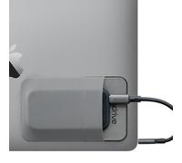 Slipdrive - Housse de Disque Dur Portable pour Ordinateur Portable - Disque SSD SSD - Adhésif réutilisable - Housse de Transport pour Disque Dur Externe 5" x 8,1 cm - Pochette de Voyage (Petit, Gris)