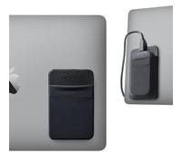 Slipdrive - Housse de Disque Dur Portable pour Ordinateur Portable - Disque SSD SSD - Adhésif réutilisable - Housse de Transport pour Disque Dur Externe à Coller - Pochette de Poche (Petit, Noir)