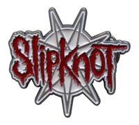 Slipknot 9 Point Star Band Logo Pin Badge Size One Size
