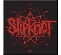 Slipknot - Aimant pour réfrigérateur, Logo RO7149 (Taille unique) (Noir/Rouge)