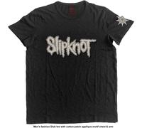 Slipknot Applique Logo and Star Autorisé T-shirt Hommes
