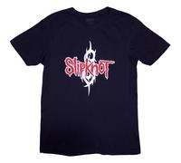 Slipknot Barcode (Back Print) Navy Blue XL T-shirt