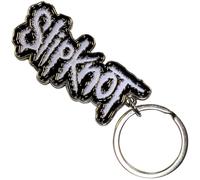 Slipknot Blanc Logo Noir Border Band Logo Porte-Clés Keychain Size One Size
