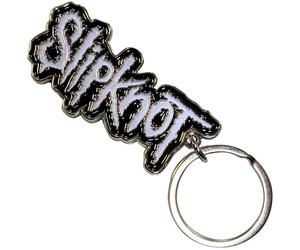 Slipknot Blanc Logo Noir Border Band Logo Porte-Clés Keychain Size One Size