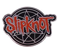 Slipknot Broche en émail sur le thème de la musique avec logo du groupe en métal lourd pour sacs à dos, vêtements, sacs, vestes, chapeaux, bijoux, accessoires de bricolage, Acier allié