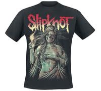 Slipknot Burn Me Away Unisexe T-Shirt Manches Courtes Noir 100% Coton Regular/Coupe Standard