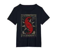 Slipknot Carte de Tarot Chèvre T-Shirt, Femme Grandes Tailles, Noir, 5X