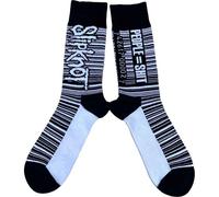 Slipknot Chaussettes Barcode (UK Taille 7-11) Officiel