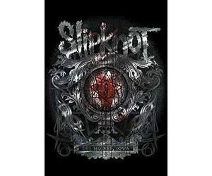 Slipknot Des Moines Crest officiel nouveau Noir Textile Flag Affiche (75cm x 110cm)