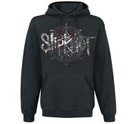 Slipknot des Moines Homme Sweat-Shirt à Capuche Noir L