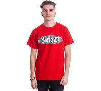 Slipknot - "Don't Ever Judge Me" T-shirt Homme/Femme Unie - 20ème Anniversaire RO1563 (S) (Rouge)