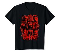 Slipknot Écusson Rouge Officiel We are Not Your Kind T-Shirt, Enfant, Noir, 2 Ans