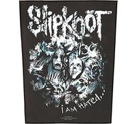 Slipknot I Am Hated Black Sew On Back Patch Badge Album Cover Masks Official, Noir, taille unique