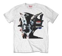 Slipknot 'Iowa Goat Shadow' (Blanc) T-Shirt - NOUVEAU ET OFFICIEL