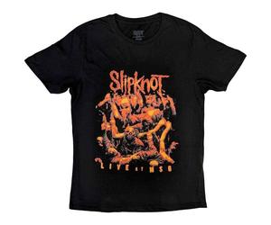 Slipknot Live at MSG Orange (Back Print) Black XL T-shirt