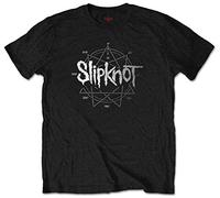 Slipknot 'Logo Star Diamante' (Black) T-Shirt (Medium)