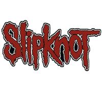 Slipknot Logo Unisexe Patch rouge/noir, 100% Polyester, Non défini