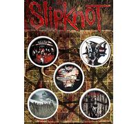 Slipknot Lot de badges Albums 5 x 25 mm (rz)
