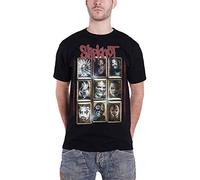 Slipknot Masks gray chapter officiel Homme nouveau Noir T Shirt