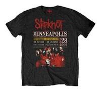 Slipknot Minneapolis 2009 Poster T-shirt noir pour homme : très grand Noir