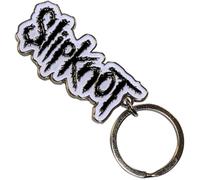 Slipknot Noir Logo Blanc Border Band Logo Porte-Clés Keychain Size One Size