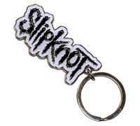 Rock Off officially licensed products Slipknot Noir Logo Blanc Border Band Logo Porte-Clés Keychain