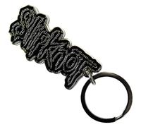 Slipknot Noir Logo Noir Border Band Logo Porte-Clés Keychain Size One Size