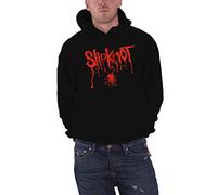 Slipknot Officiel Homme Noir Sweat-Shirt À Capuche Splatter Band Logo Back Print Size M