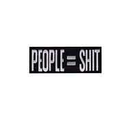 Slipknot People Shit Black Écusson Patch en fer brodé sur accessoire