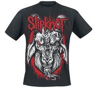 Slipknot Rotting Goat Homme T-Shirt Manches Courtes Noir L 100% Coton Regular/Coupe Standard