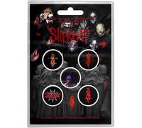 Slipknot - Set de pin's "We Are Not Your Kind" 5er-Pack RO2604 (Taille unique) (Noir/Rouge)