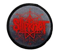 Slipknot - Rock Off officially licensed products Slipknot Logo And Nonagram Standard Printed Patch Size Accessory Size