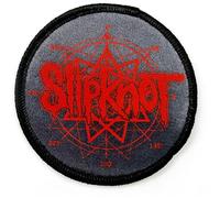 Slipknot - Slipknot Logo And Nonagram Standard Printed Patch Size One Size
