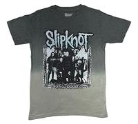 Slipknot T Shirt Barcode Photo Band Logo Nouveau Officiel Unisex Dip Dye Gris Size XXL