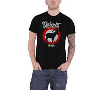 Slipknot T Shirt Iowa Goat Band Logo Nouveau Officiel Homme Noir Size M