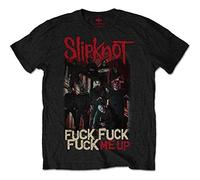 Slipknot - T-Shirt # L Black Unisex # Fuck Me Up [Import]