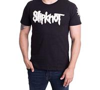 Slipknot Applique Logo and Star Autorisé T-shirt Hommes