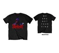 Slipknot - T-Shirt # L Unisex Black # Wanyk Back Hit [Import]