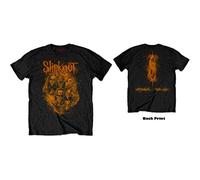 Slipknot - T-Shirt # M Unisex Black # Wanyk Orange [Import]