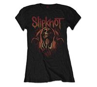 Slipknot T-Shirt Officiel pour Femme Métal 'Evil Witch Noir - Noir - 36