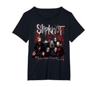 Slipknot T-Shirt Officiel We are Not Your Kind Red Group T-Shirt, Femme Grandes Tailles, Noir, 5X