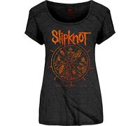Slipknot - T-Shirt # S Black Femmina # The Wheel [Import]