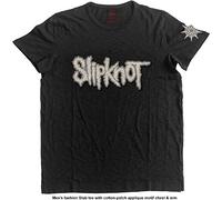 Slipknot - T-Shirt # S Black Unisex # Logo & Star [Import]