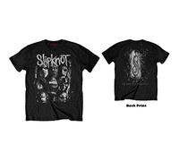 Slipknot - T-Shirt # S Unisex Black # Wanyk White Splatter [Import]