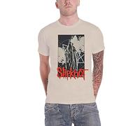 Slipknot T Shirt Sid Photo Band Logo Back Print Nouveau Officiel Homme Sand Size M